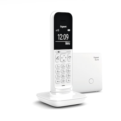 Gigaset CL390 schnurloses Festnetztelefon (analog), white S30852-H2902-B102