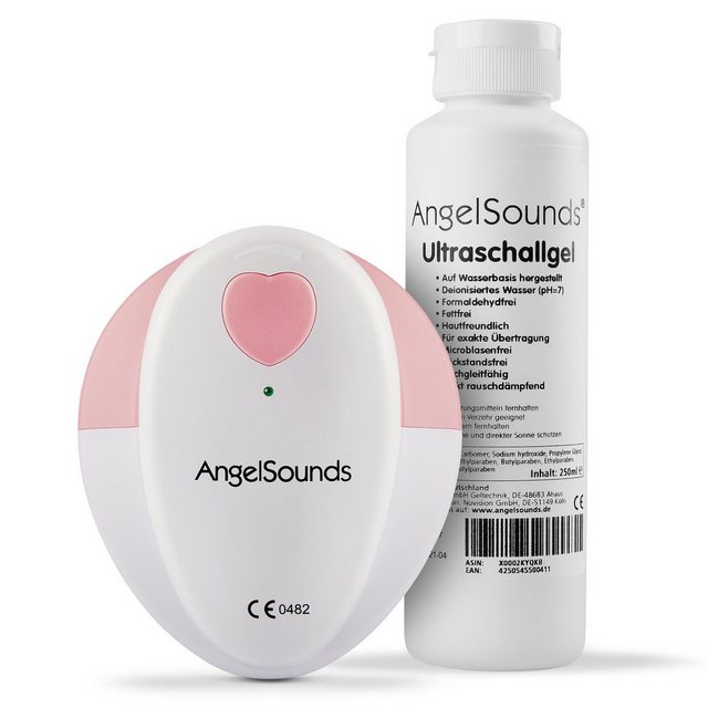 AngelSounds Babyphone JPD-100S Fetal Doppler inkl. Ultraschallgel 250ml