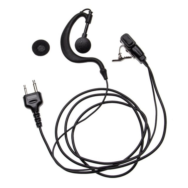 vhbw passend für KPO 2020, 4000, 4040, MT-2000, PB-1000-R Funkgerät Headset