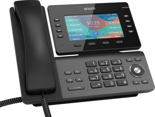 Snom D862 – IP-Telefon – Schwarz – Linux – 10000 Eintragungen – LCD – 12,7 cm (5 ) (00004535)