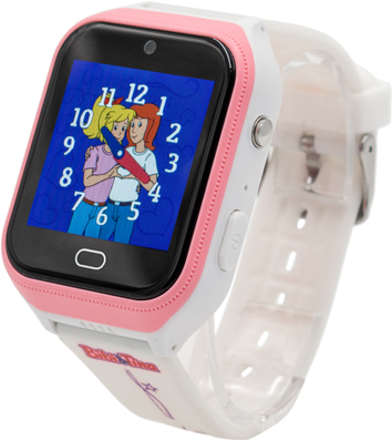 Technaxx 4937 Smartwatch/ Sportuhr 3,91 cm (1.54 ) 4G Pink – Weiß GPS (4937)