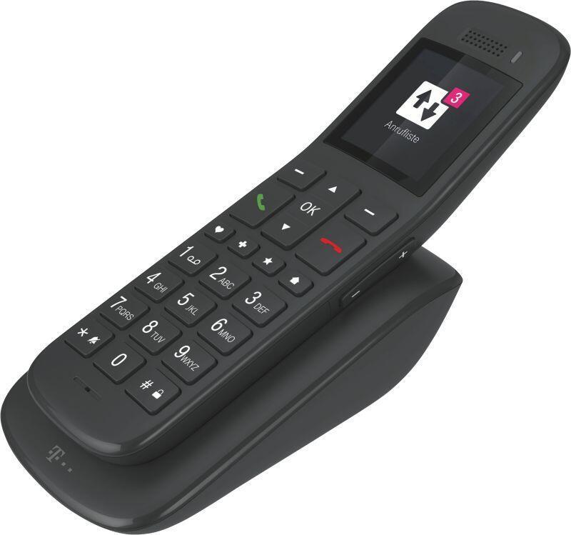 Deutsche Telekom Sinus A 32 – Schnurlostelefon – Anrufbeantworter – DECTGAPCAT-iq – Ebenholz (40863131)