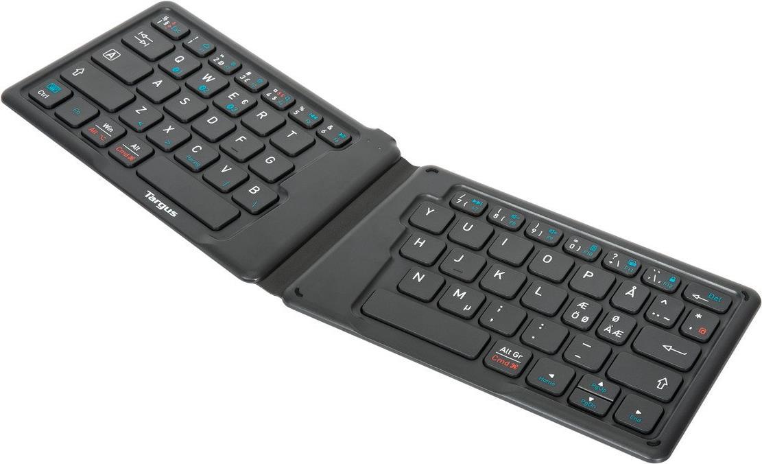 Targus – Tastatur – antimicrobial – kabellos – Bluetooth 5.1 – QWERTY – Nordisch – Schwarz – B2B
