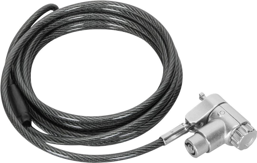Targus DEFCON Ultimate – Sicherheitskabelschloss – universal keyed, with adaptable lock head – Silber – 2 m