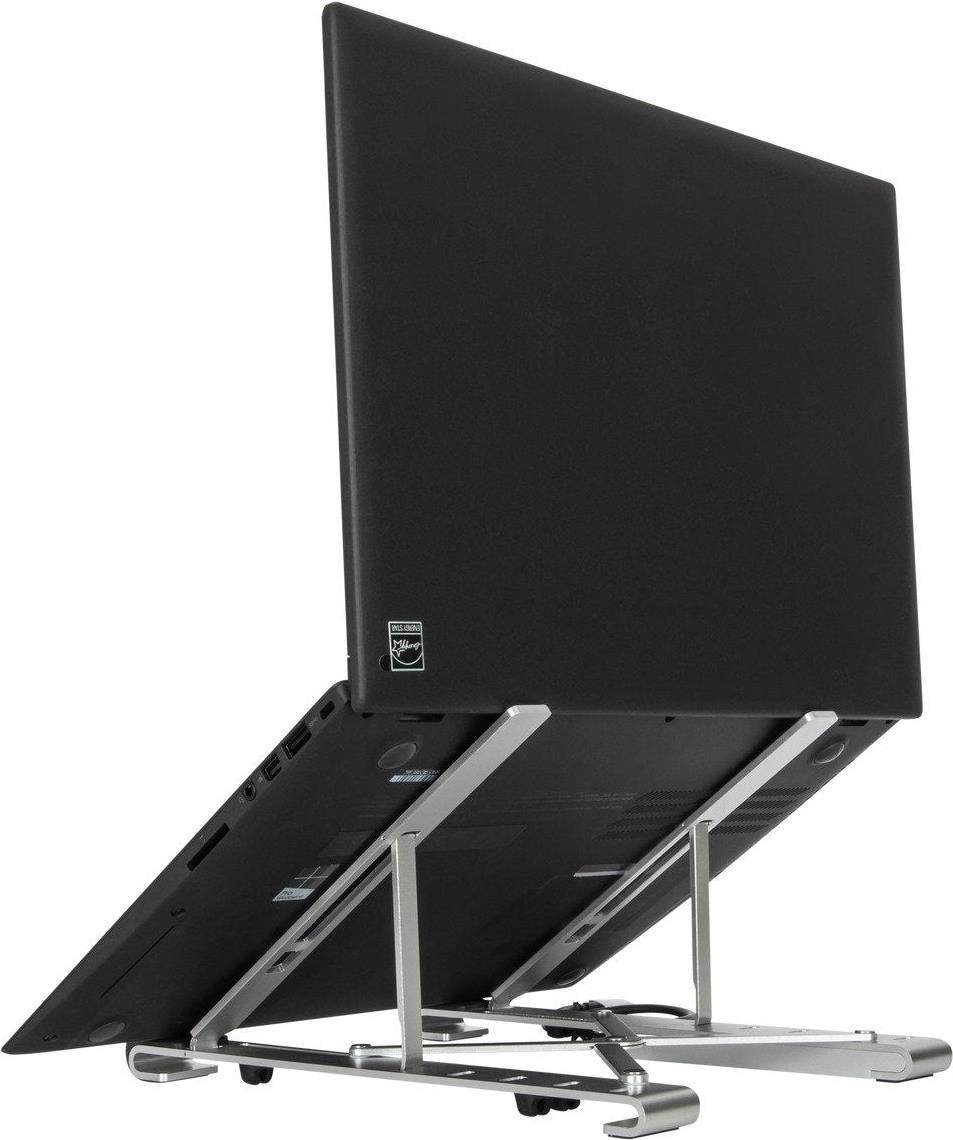 Targus Portable Stand with Integrated Dock – Dockingstation + Notebook-Halterung – USB-C 3.2 Gen 1 / Thunderbolt 3 – HDMI – GigE