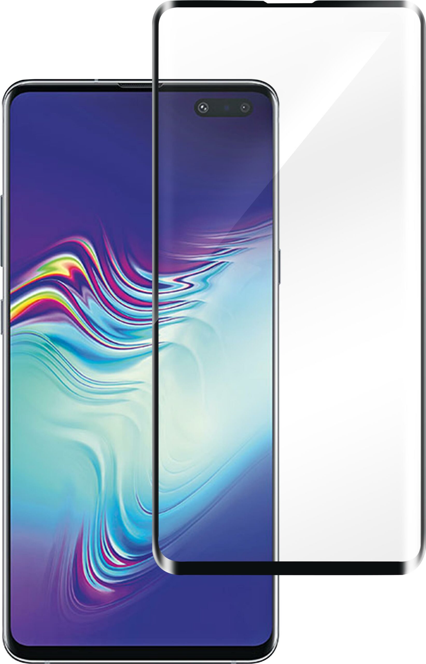 eSTUFF Samsung Galaxy S10 5G – Samsung – Galaxy S10 5G – Trockene Anwendung – Kratzresistent – Splitterfrei – Schwarz – Transparent – 1 Stück(e) (ES504066)