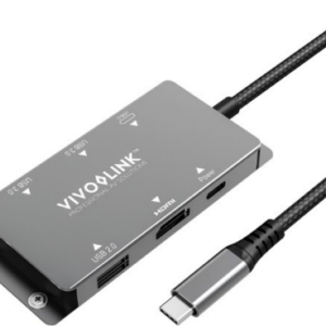 Vivolink VLUSBCHUB - 2.0/3.2 Gen 1 (3.1 Gen 1) - USB Typ-C - HDMI-Ausgang - DisplayPorts ausgang (VLUSBCHUB)