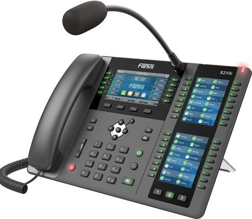 Fanvil X210i IP-Telefon Schwarz – Grau Kabelgebundenes Mobilteil LCD 20 Zeilen (X210I)