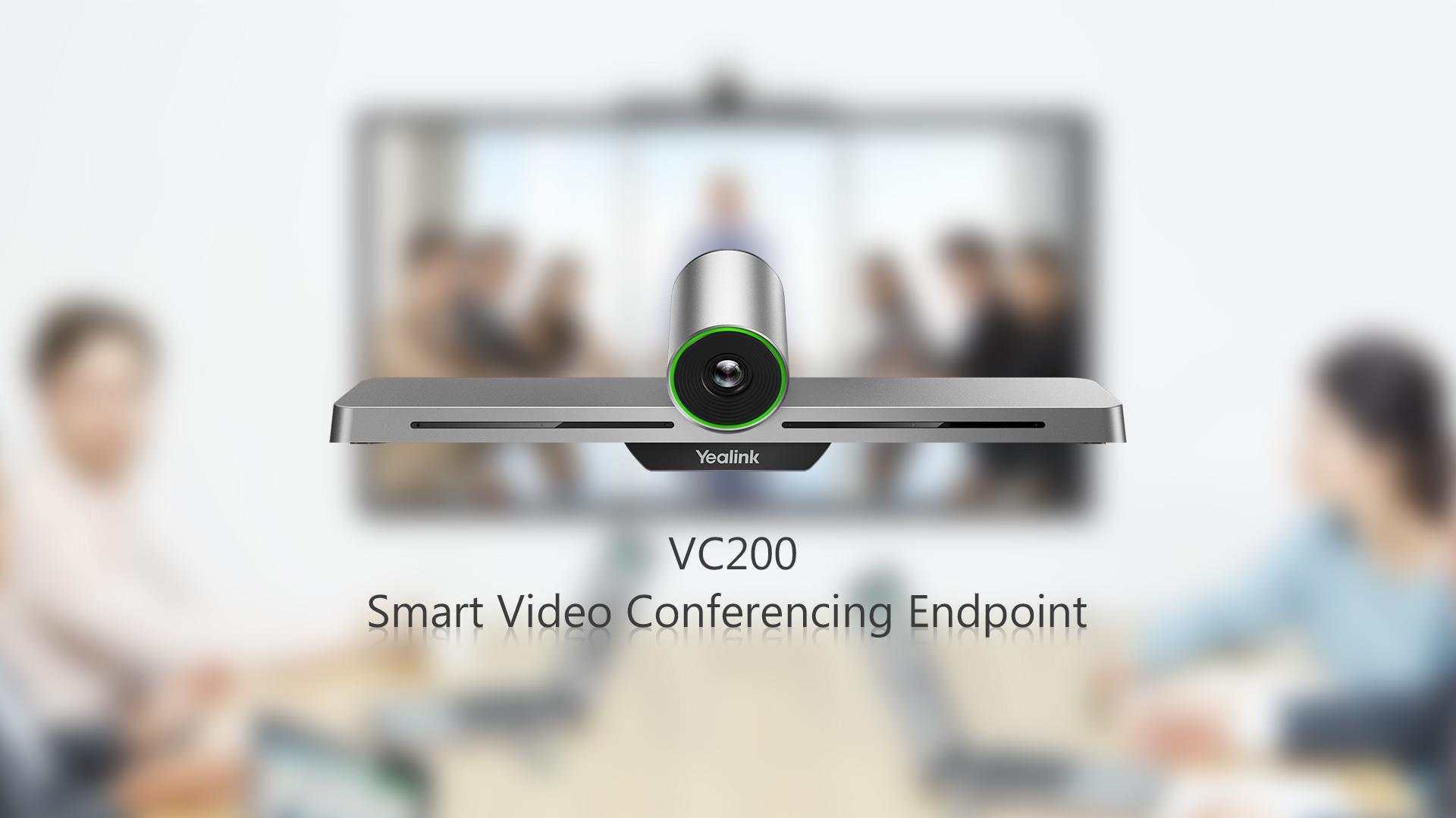 Yealink VC200 Videokonferenzkamera 8 MP Blau – Silber 1920 x 1080 Pixel 30 fps (VC200)
