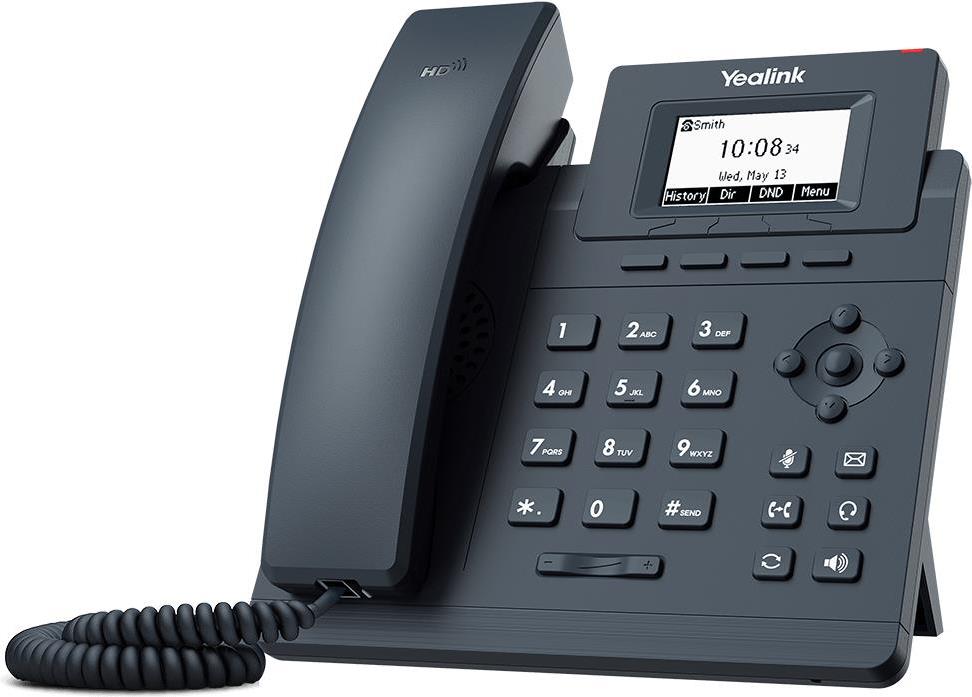 Yealink SIP-T30P – IP-Telefon – Schwarz – Kabelgebundenes Mobilteil – 1000 Eintragungen – Tasten – LCD (SIP-T30P)