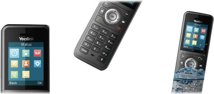 Yealink W79P – Schnurloses VoIP-Telefon – mit Bluetooth-Schnittstelle mit Rufnummernanzeige – IP-DECT – dreiweg Anruffunktion – SIP, SIP v2, RTCP-XR, VQ-RTCPXR – Schwarz, Classic Gray (W79P)