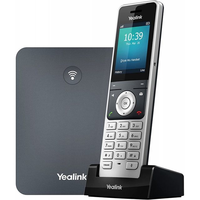 Yealink W76P – DECT Telefon – grau DECT-Telefon