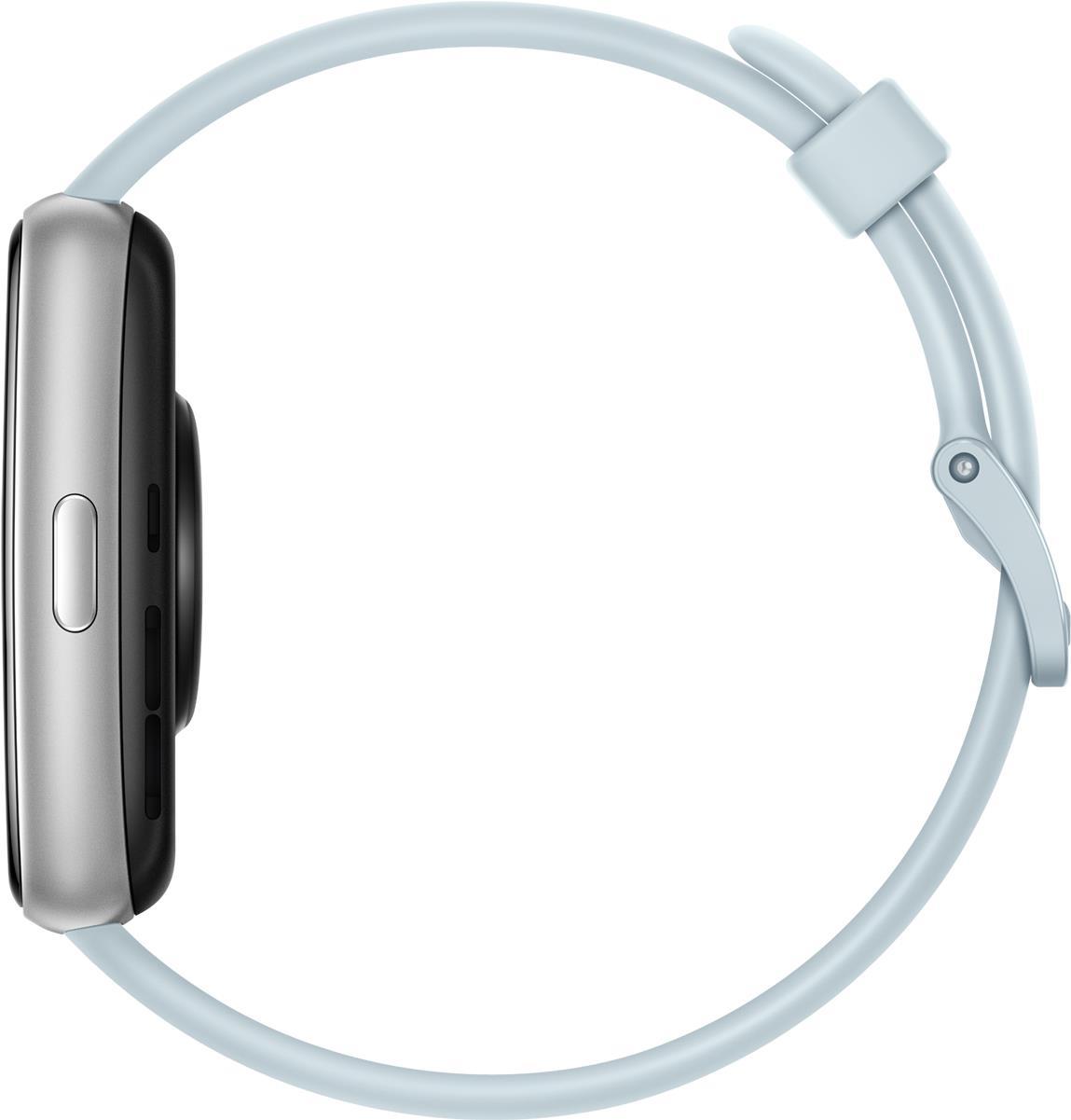 Huawei Watch Fit 2 Active – Isle blue – intelligente Uhr mit Riemen – Silikon – Isle Blue – Handgelenkgröße: 130-210 mm – Anzeige 4,42 cm (1,74) – Bluetooth – 26 g (55028895)