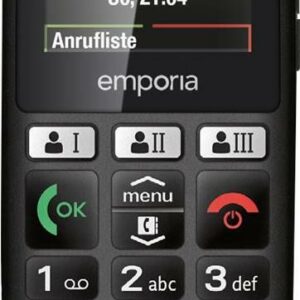 Emporia HAPPY 70 g Schwarz Einsteigertelefon (E30_001)