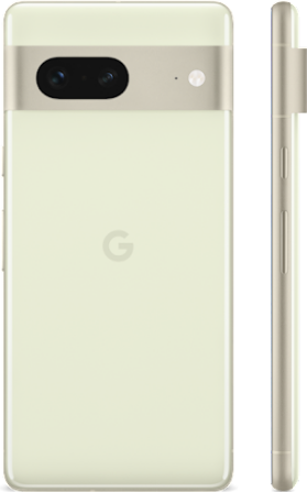 Google Pixel 7 - 5G Smartphone - Dual-SIM - RAM 8 GB / Interner Speicher 256 GB - OLED-Display - 6.3 - 2400 x 1080 Pixel (90 Hz) - 2 x Rückkamera 50 MP, 12 MP - front camera 10,8 Megapixel - Zitronengras