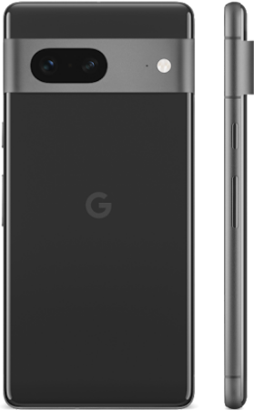 Google Pixel 7 – 5G Smartphone – Dual-SIM – RAM 8 GB / Interner Speicher 256 GB – OLED-Display – 6.3 – 2400 x 1080 Pixel (90 Hz) – 2 x Rückkamera 50 MP, 12 MP – front camera 10,8 Megapixel – Obsidian