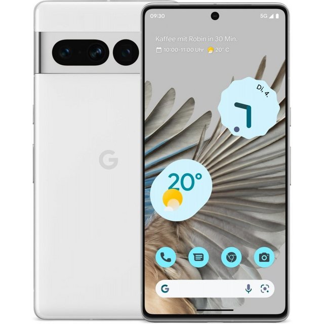 Google Pixel 7 Pro 5G 128 GB / 12 GB - Smartphone - snow Smartphone (6,7 Zoll, 128 GB Speicherplatz)