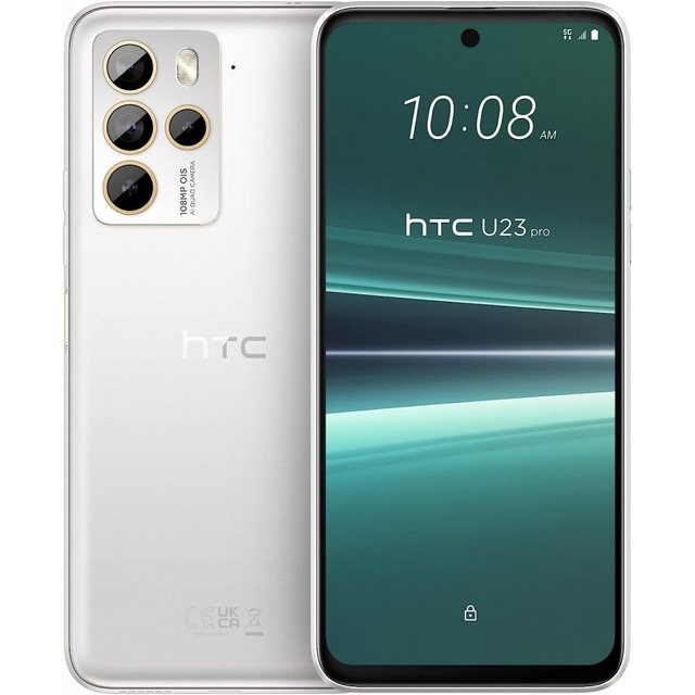 HTC U23 Pro 5G 256 GB / 12 GB – Smartphone – snow white Smartphone (6,7 Zoll, 256 GB Speicherplatz)