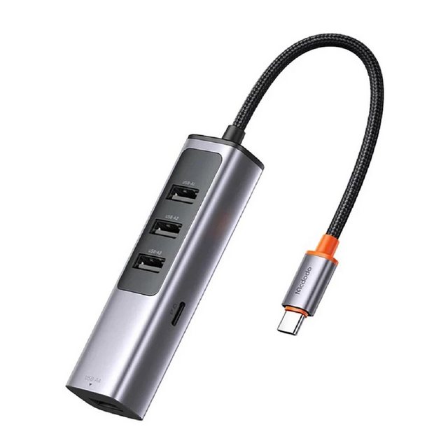 mcdodo HU-1120 5 in 1 100W PD Type C Port + 4 Port USB 3.0 USB Type C Hub Smartphone-Adapter