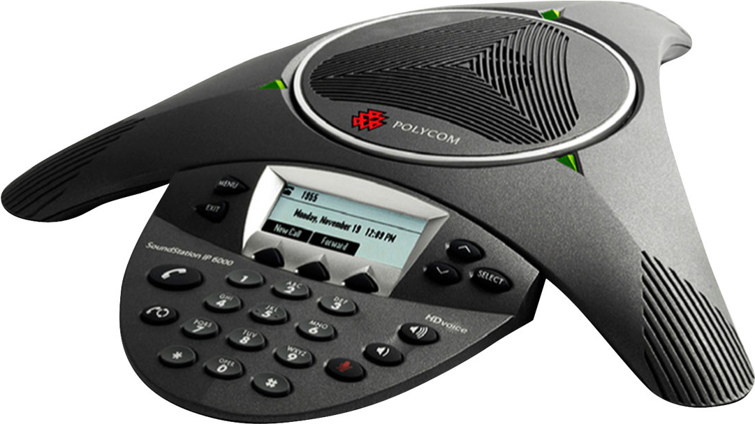 Poly SoundStation IP 6000 – VoIP-Konferenztelefon – SIP – ohne Netzteil (2200-15600-001) – Sonderposten