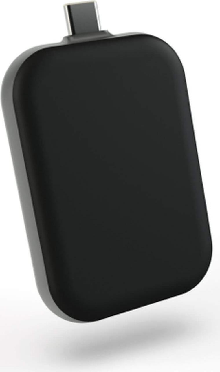 Zens Aluminium Series USB-C Adapter – 1 x 5W – Qi – schwarz – ZEAW03B/00 (ZEAW03B/00)