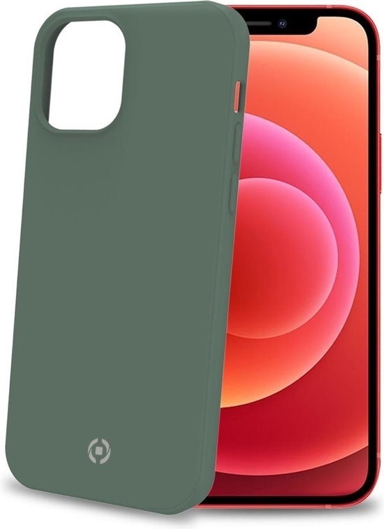 Celly Iphone 12 – 12 Pro Rückseite Abdeckung Cromo Grün