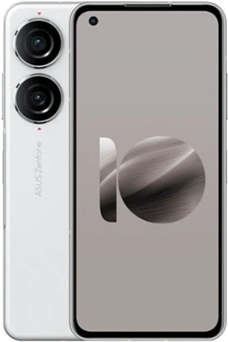 ASUS Zenfone 10 - 5G Smartphone - Dual-SIM - RAM 8GB / Interner Speicher 256GB - 15,00cm (5,92) - 2400 x 1080 Pixel - 2 x Rückkamera 50 MP, 13 MP - front camera 32 MP - Comet White (90AI00M2-M000A0)