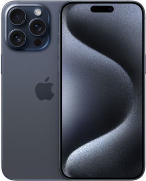 Apple iPhone 15 Pro Max - 5G Smartphone - Dual-SIM / Interner Speicher 512GB - OLED-Display - 6,7 - 2796 x 1290 pixels (120 Hz) - Triple-Kamera 48 MP, 12 MP, 12 MP - front camera 12 MP - Blue Titanium (MU7F3ZD/A)