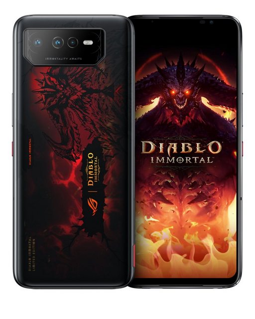 Asus ROG Phone 6 Diablo Immortal Edition Smartphone (17,22 cm/6,78 Zoll, 512 GB Speicherplatz, 50 MP Kamera, Gaming Smartphone, Diablo Immortal Edition)