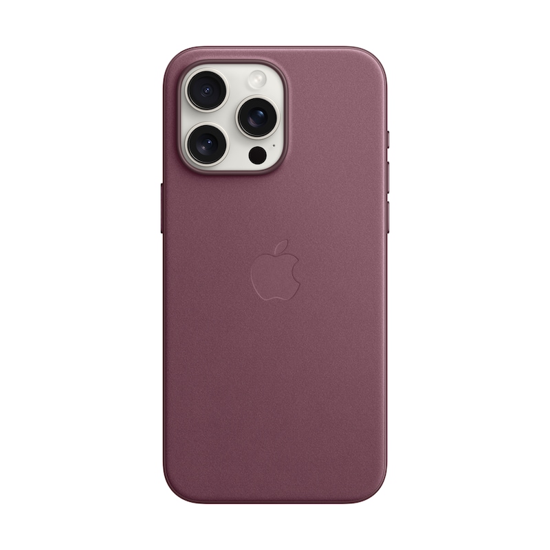Apple Original iPhone 15 Pro Max Feingewebe Case mit MagSafe – Mulberry
