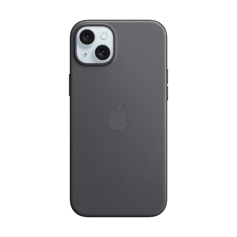 Apple Original iPhone 15 Plus Feingewebe Case mit MagSafe – Schwarz