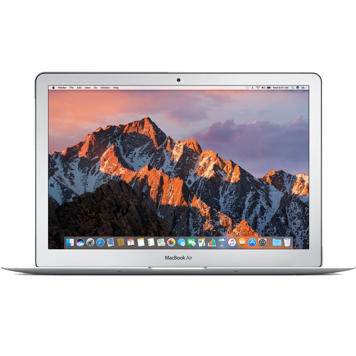 MacBook Air 13 Zoll | Core i7 2,2 GHz | 256-GB-SSD | 8 GB RAM | Silber (2017) | Qwerty/Azerty/Qwertz A-grade