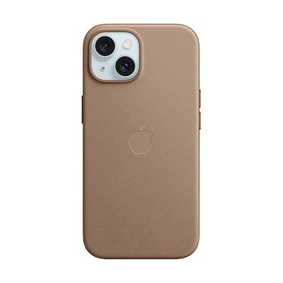 Apple Original iPhone 15 Feingewebe Case mit MagSafe – Taupe
