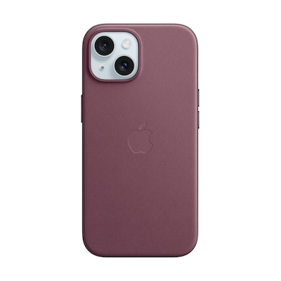Apple Original iPhone 15 Feingewebe Case mit MagSafe – Mulberry