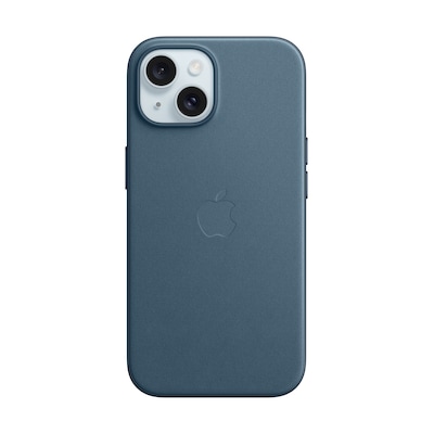 Apple Original iPhone 15 Feingewebe Case mit MagSafe – Pazifikblau