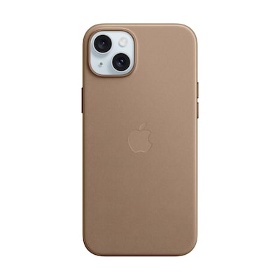 Apple Original iPhone 15 Plus Feingewebe Case mit MagSafe – Taupe