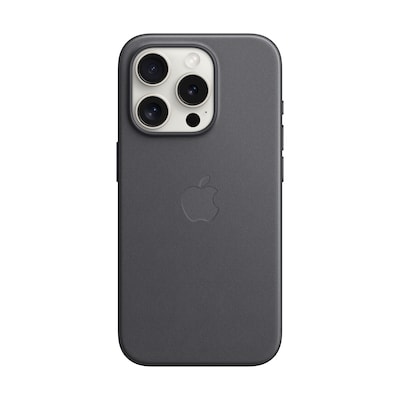Apple Original iPhone 15 Pro Feingewebe Case mit MagSafe – Schwarz