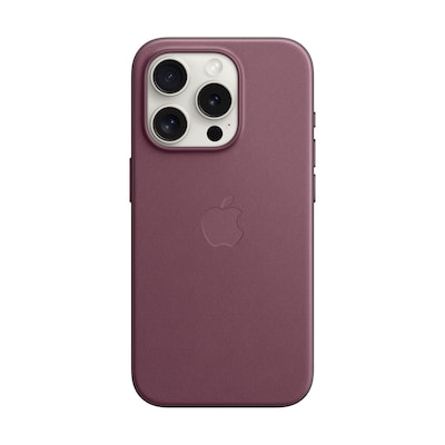 Apple Original iPhone 15 Pro Feingewebe Case mit MagSafe – Mulberry