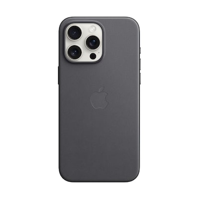 Apple Original iPhone 15 Pro Max Feingewebe Case mit MagSafe – Schwarz