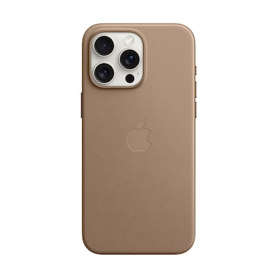 Apple Original iPhone 15 Pro Max Feingewebe Case mit MagSafe – Taupe