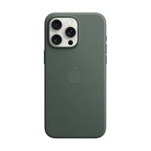 Apple Original iPhone 15 Pro Max Feingewebe Case mit MagSafe - Immergrün