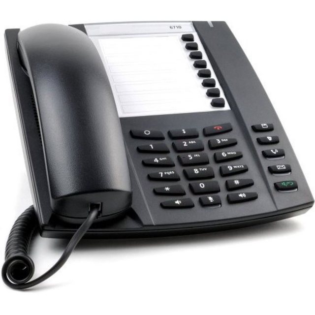 Mitel MiVoice 6710 – Telefon – anthrazit Kabelgebundenes Telefon