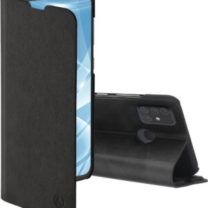 Hama Essential Line Guard Pro Booklet - Flip-Hülle für Mobiltelefon - Kunstleder - Schwarz - für Samsung Galaxy A21s