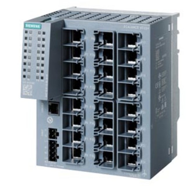 SIEMENS Siemens 6GK5224-0BA00-2AC2 Industrial Ethernet Switch 10 / 100 MBit/ Netzwerk-Switch
