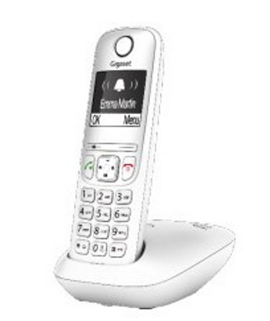 Gigaset Gigaset AE690 Analoges/DECT-Telefon Anrufer-Identifikation Weiß Schnurloses DECT-Telefon