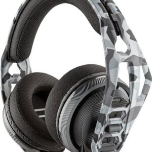 nacon Nacon RIG 400HS Gaming-Headset, Camo-schwarz, 3,5 mm Klinke Gaming-Headset (Mikrofon abnehmbar, kabelgebunden, Stereo, Over Ear, PC, Mac, PS4-Lizenz)
