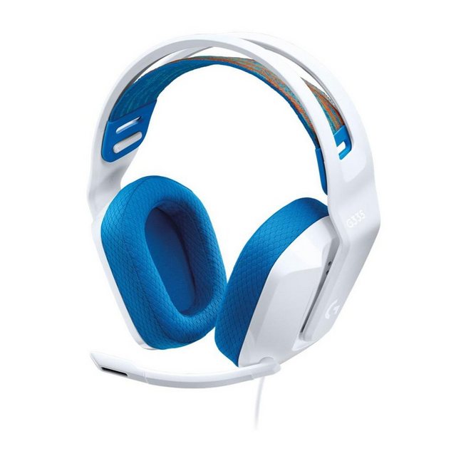 Logitech G335 Headset (Audio wiedergeben, Weiches, elastisches Kopfband)