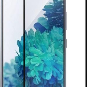 eSTUFF Titan Shield - Bildschirmschutz für Handy - volle Abdeckung - Glas - Rahmenfarbe schwarz (Packung mit 10) - für Samsung Galaxy S20 FE (ES504064-10BULK)