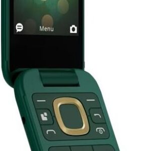 Nokia 2660 Flip - 4G Feature Phone - Dual-SIM - RAM 48 MB / Interner Speicher 128 MB - microSD slot - rear camera 0,3 MP - Sattes Grün