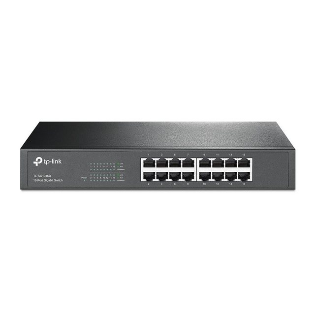 TP-Link TL-SG1016D Netzwerk-Switch (16-Port-Gigabit-Switch)